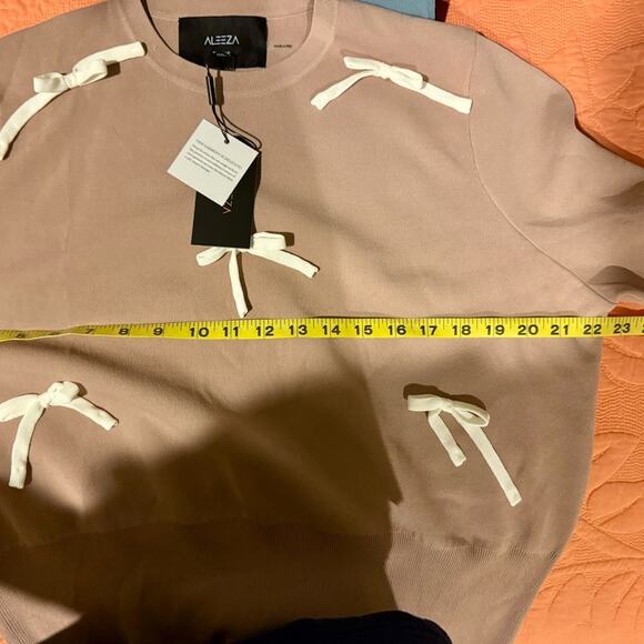 Aleeza Paris - Bow Gorgeous Sweater NWT XL2 - Picture 5 of 5